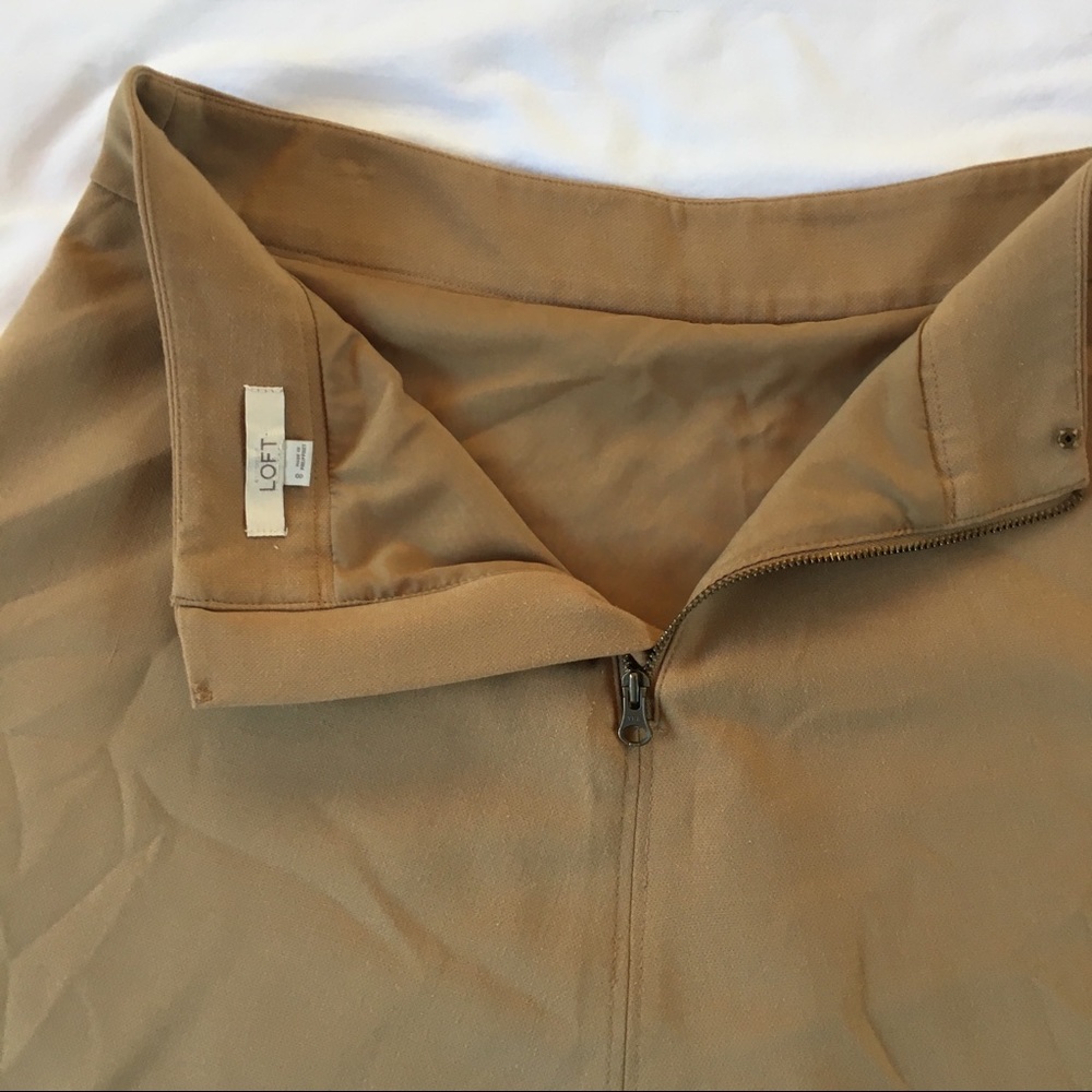 Ann Taylor LOFT skirt size 8 zip close - Picture 7 of 8